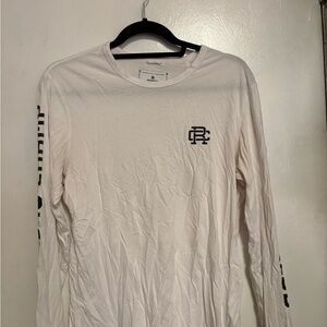 Men's Reigning Champ White Long Sleeve Shirt